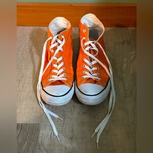 Orange Converse Chuck Taylor’s
